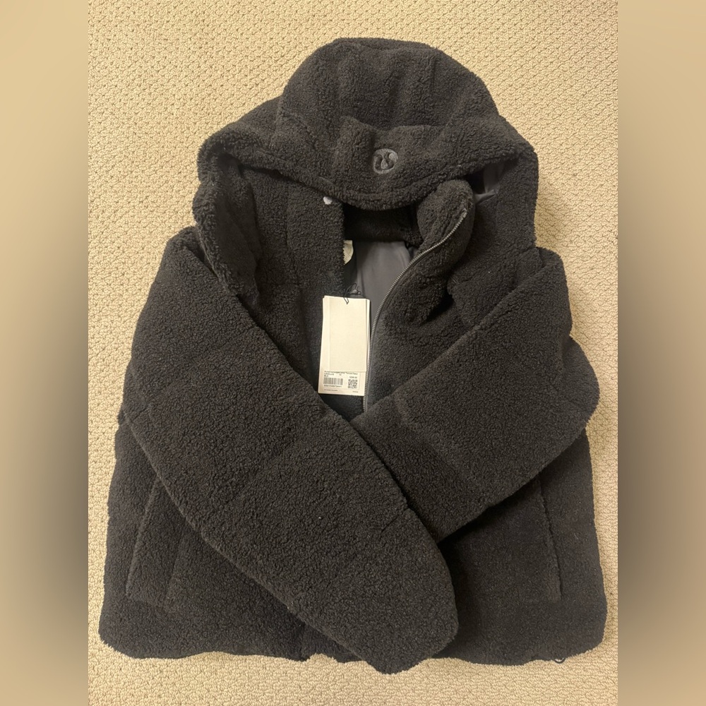 lululemon athletica Charcoal Plush Puffer Jacket